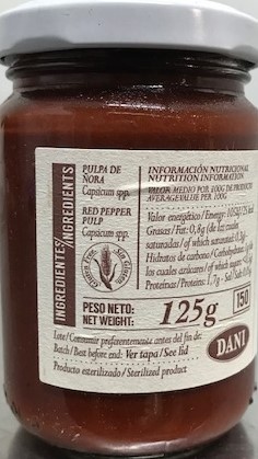 Carne de Nora 125 grs Jar Unit